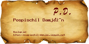 Pospischil Damján névjegykártya